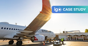 Aeroplane at Queensland airport